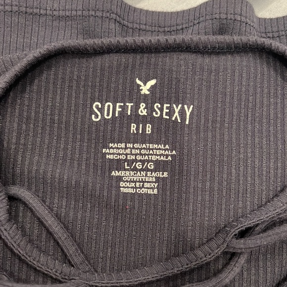 ✨SOLD✨American Eagle soft and sexy ribbed tee bundle - Picture 6 of 8